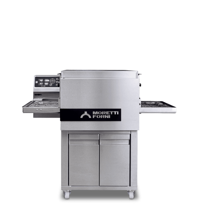 AMPTO T65EV Electric Conveyor Pizza Oven Ventless 24'' x 20'' x 3'' Chamber 1 Deck. 20'' Width belt