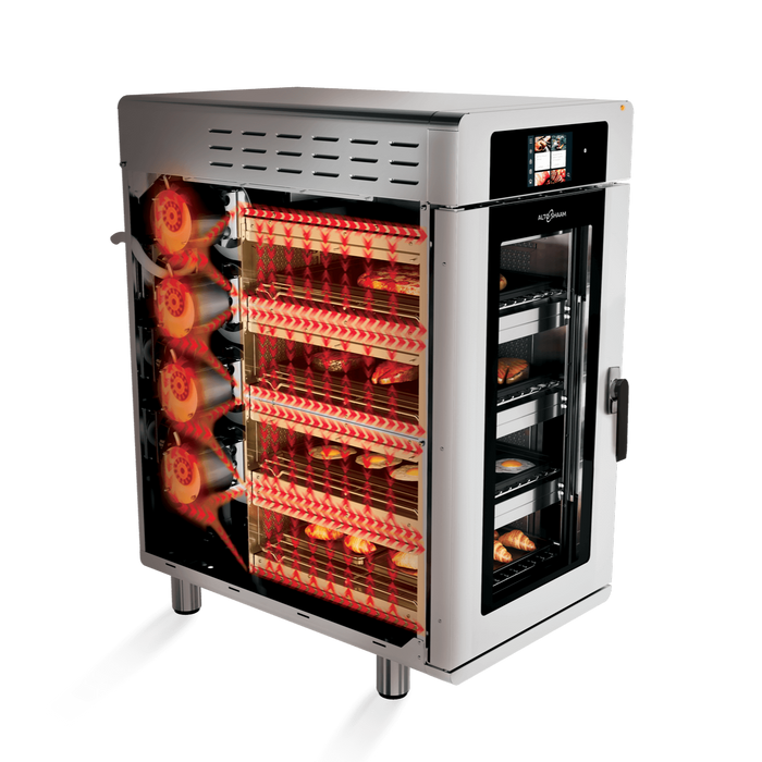 Vector H4H Multi-Cook Oven quarter view of Structured Air Technology