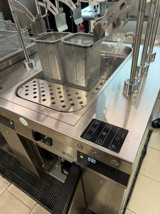 AMPTO 90CPE45 - Pasta cooker Electric, 1 Tank, dual power element