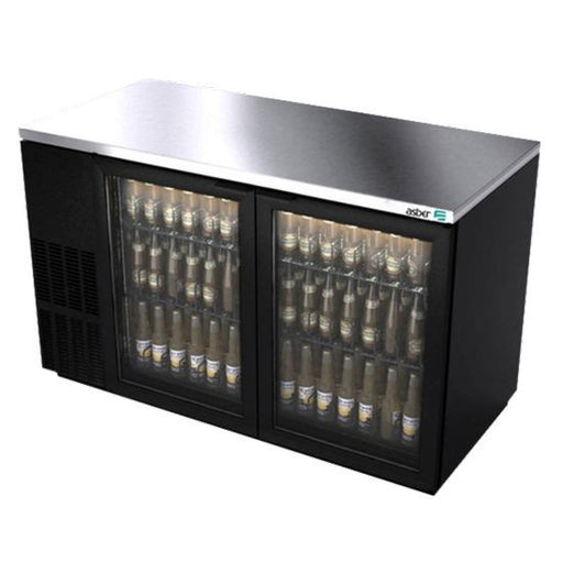 Asber ABBC-58G 60" Glass Door Back Bar Cooler - Top Restaurant Supplies