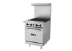 ASBER AER-G24-24 H 24" Restaurant Range w/ Griddle and Oven Gas - Top Restaurant Supplies