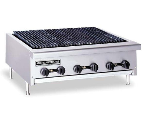 American Range AERB-36, Radiant Type 36 inch Gas Charbroiler with Grease Pan, Counter Model, NSF - Top Restaurant Supplies