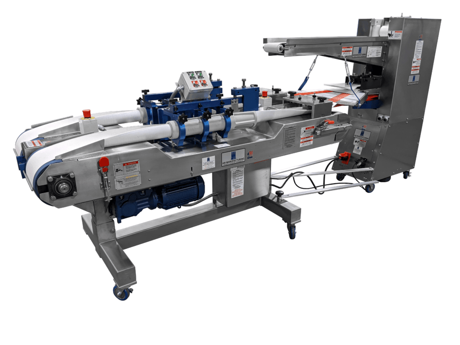 AM Manufacturing RK4400 Bagel Former, Combination Dual Bank Rotating Knife Dough Divider - Top Restaurant Supplies