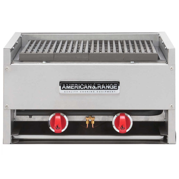 American Range AECB-24-NG 24" Char Rock Broiler w/ Natural Gas - 70,000 BTU -Top Restaurant Supplies