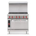American Range AR-6 36" 6 Burner Gas Range w/ Standard Oven, Natural Gas -Top Restaurant Supplies