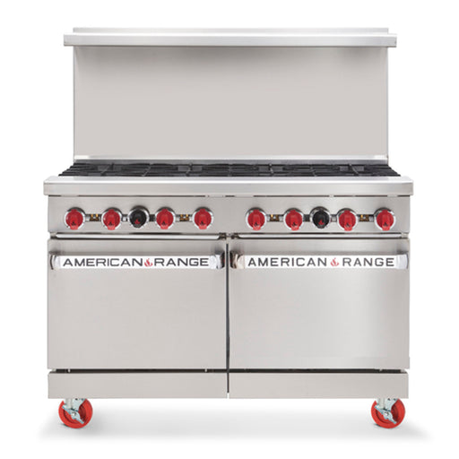 American Range AR-48G-LP 48" W Liquid Propane Restaurant Range - 134,000 BTU - Top Restaurant Supplies - Manual Griddle - Liquid Propane - American Range