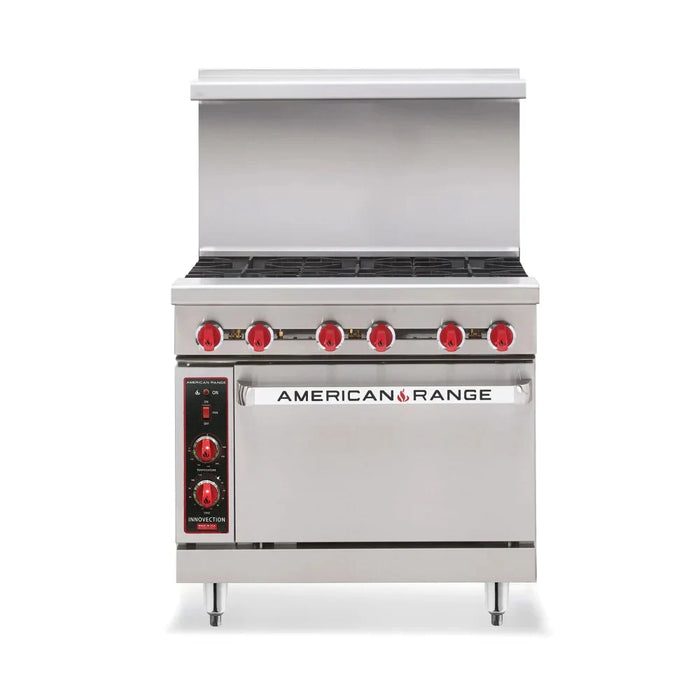 American Range AR-36G-SB 36" Gas Range w/ Griddle & Storage Base, Natural Gas - Top Restaurant Supplies - Natural Gas Griddle - American Range