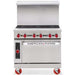 American Range ARGF-6-NG 36" Commercial Natural Gas Range with Green Flame Pilotless Ignition - Top Restaurant Supplies - Natural Gas Range - American Range
