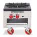 American Range SPSH-18-2 18" W Natural Gas 2 Burners Stock Pot Range - 180,000 BTU - Top Restaurant Supplies - Stock Pot Range - Gas - American Range
