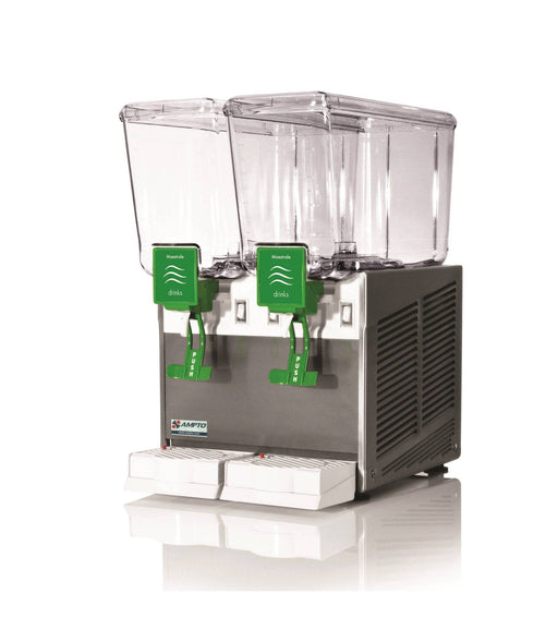 Ampto C1256 Beverage Dispenser With 2 Tanks, 3 Gallons Each, Made In Italy - Top Restaurant Supplies
