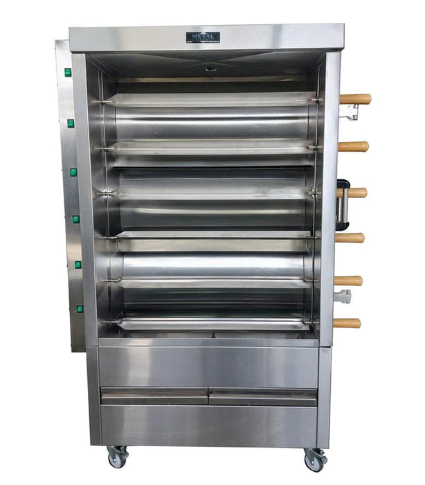 Metal Supreme FRG6VE Chicken Rotisserie - 30 Chickens - Gas - Top Restaurant Supplies