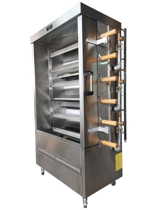 Metal Supreme FRG6VE Chicken Rotisserie - 30 Chickens - Gas - Top Restaurant Supplies