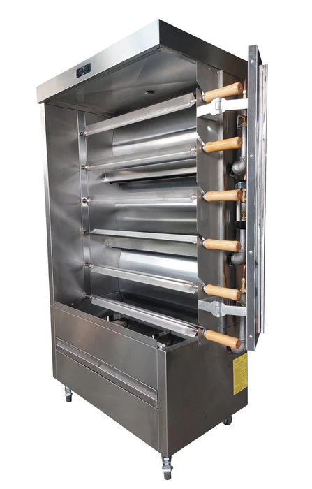 Metal Supreme FRG6VE Chicken Rotisserie - 30 Chickens - Gas - Top Restaurant Supplies