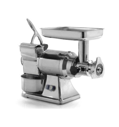 Ampto RMC150 Dual Meat Grinder And Hard Cheese Grater, 1.5 Hp, Bench Top Model - Top Restaurant Supplies