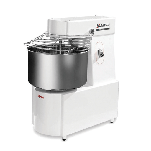 Ampto AMA030M 34 Quart Spiral Mixer, 55 Lb Dough Capacity, 30 Lb Flour Capacity, 2 Speed - Top Restaurant Supplies