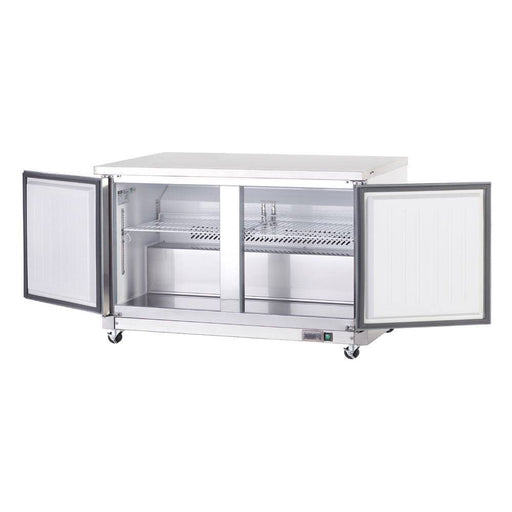 Arctic Air AUC60R Double Door Under-Counter Refrigerator, 15.5 Cu. Ft. - Top Restaurant Supplies