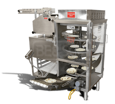 BE&SCO Beta 900 Electric Tortilla Press & Oven Combo - Top Restaurant Supplies