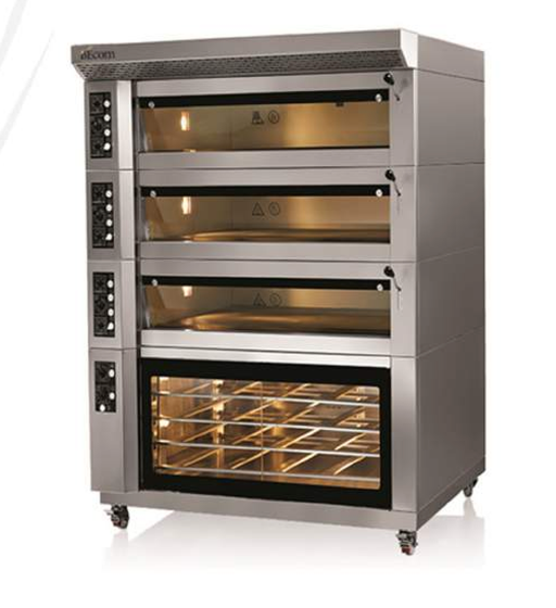 BEcom BE-MMDO-45 Mini Multy Deck Oven, 2 Tray, 3 Decks - Top Restaurant Supplies