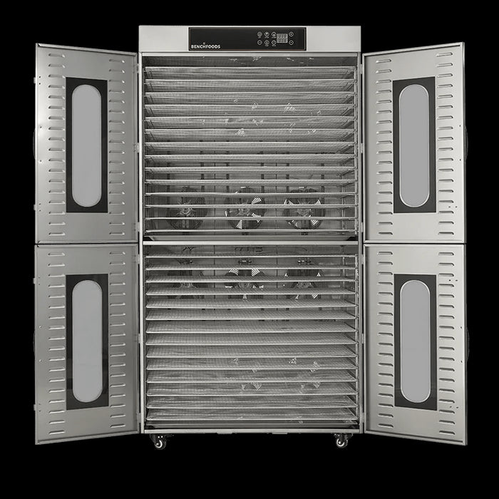 BenchFoods  Commercial Food Dehydrator - 2 Zone / 28 Tray / 11.90m² Tray Area