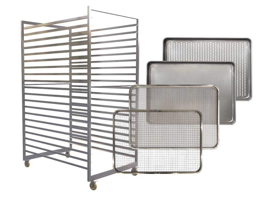 BenchFoods  IU01 - 1 Trolley Dehydrator / 30 - 60 Tray / 8.8 - 17.7m² Total tray area