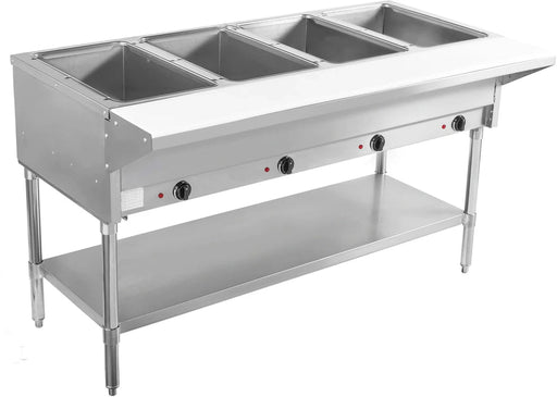 Bevles - 120 V, 4 Dry Well Electric Steam Table - BVST-4-120 - Top Restaurant Supplies - Steam table - Bevles