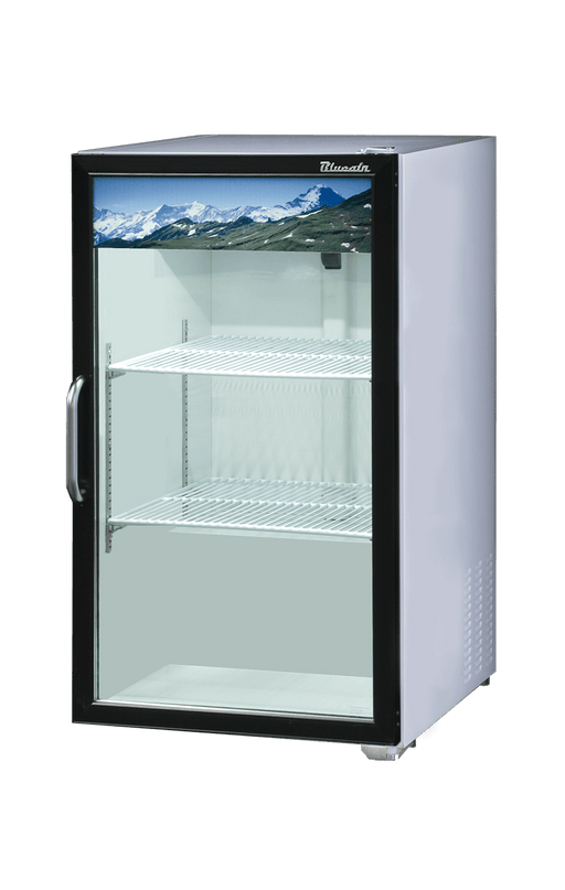 Blue Air BAGR7W-HC 1 Glass Door Counter Top Refrigerator, Swing Door, 7 Cu. Ft. - Top Restaurant Supplies