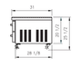 Blue Air BACB74M-HC 4 Drawers Chef Base 74", Marine Edge, R-290 Refrigerant - Top Restaurant Supplies