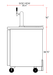 Coldline CDD-1 24″ Refrigerated Direct Draw Beer Dispenser with 1 Spout, 6.5 Cu. Ft. - Top Restaurant Supplies