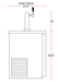 Coldline CDD-60 60″ Refrigerated Direct Draw Beer Dispenser, 15.8 Cu. Ft. - Top Restaurant Supplies