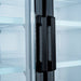 Coldline G80-B 78" Triple Glass Swing Door Merchandising Refrigerator, Black - Top Restaurant Supplies
