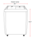 Coldline RI160 26" Flat Sliding Glass Top Lid Chest Freezer, 5.5 Cu. Ft. - Top Restaurant Supplies