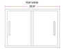 Coldline SD180 34" Flat Glass Top Display Ice Cream Freezer with 1 Basket, ETL - Top Restaurant Supplies