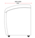 Coldline XS700YX 79" Curved Glass Top Display Ice Cream Freezer with LED 6 Baskets - Top Restaurant Supplies