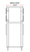 Coldline ICE500M-FA 30" 550 lb. Ice Machine Air Cooled Full Cube Modular with Bin - Top Restaurant Supplies