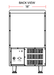 Coldline ICE70 18" Air Cooled 70 lb. Capacity Cube Shape Ice Machine - Top Restaurant Supplies
