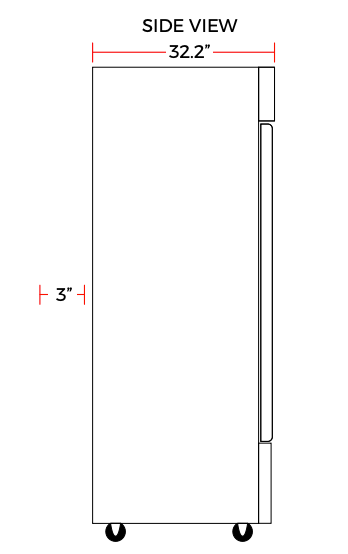 Coldline C-2RE 54" Double Solid Door Reach-In Refrigerator - Top Restaurant Supplies