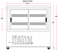 Coldline DC48-SS 48" Stainless Steel Curved Glass Refrigerated Deli Display Case - Top Restaurant Supplies