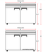 Coldline UC-36F 36" Undercounter Work Top Freezer, 8.2 Cu. Ft. - Top Restaurant Supplies