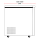 Coldline UC-36F 36" Undercounter Work Top Freezer, 8.2 Cu. Ft. - Top Restaurant Supplies