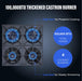 Commercial Hot Plate, WESTLAKE 24" Countertop Gas Range Restaurant 4 Burner Gas Stove with 100,000 BTU
