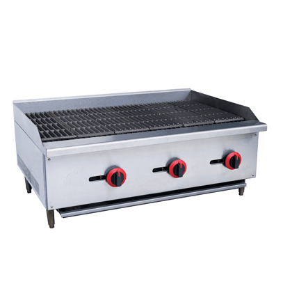 Cookline CCB-36 36" Gas Countertop Radiant Charbroiler - Top Restaurant Supplies