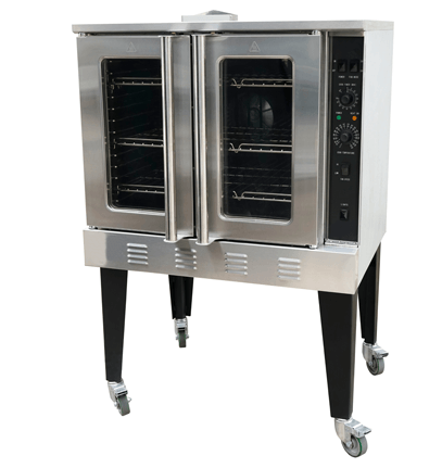 Cookline CC100 38" Gas Single Deck Full-Size Convection Oven, 54,000 BTU - Top Restaurant Supplies