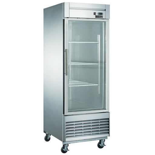 Dukers D28F-GS1 Bottom Mount Glass Single Door Commercial Reach-in Freezer - Top Restaurant Supplies