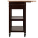 Langdon Kitchen Cart; Drop Leaf; Cappuccino and Natural - Top Restaurant Supplies -  - Doba