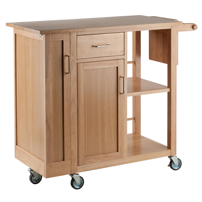 Douglas Utility Kitchen Cart; Natural - Top Restaurant Supplies -  - Doba