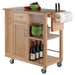 Douglas Utility Kitchen Cart; Natural - Top Restaurant Supplies -  - Doba