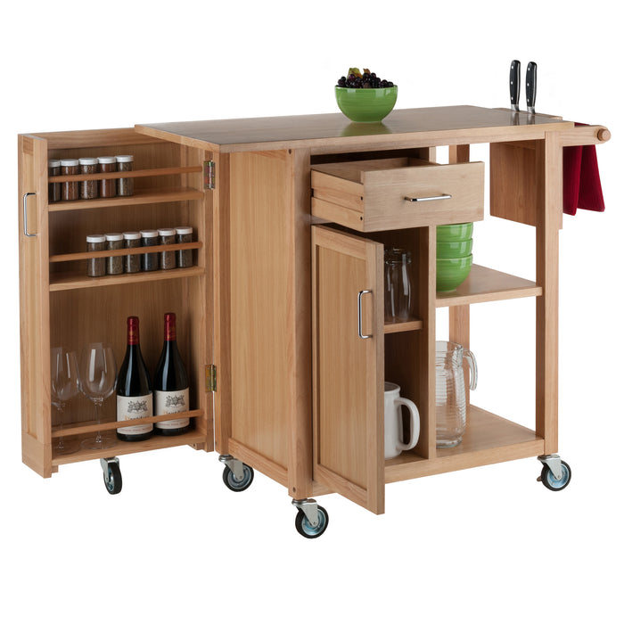 Douglas Utility Kitchen Cart; Natural - Top Restaurant Supplies -  - Doba