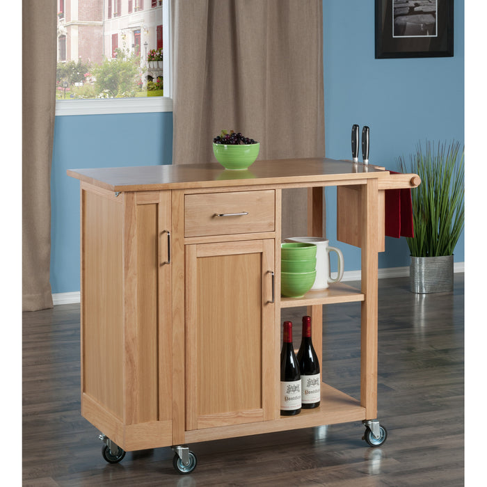 Douglas Utility Kitchen Cart; Natural - Top Restaurant Supplies -  - Doba