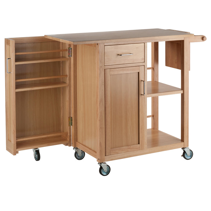 Douglas Utility Kitchen Cart; Natural - Top Restaurant Supplies -  - Doba