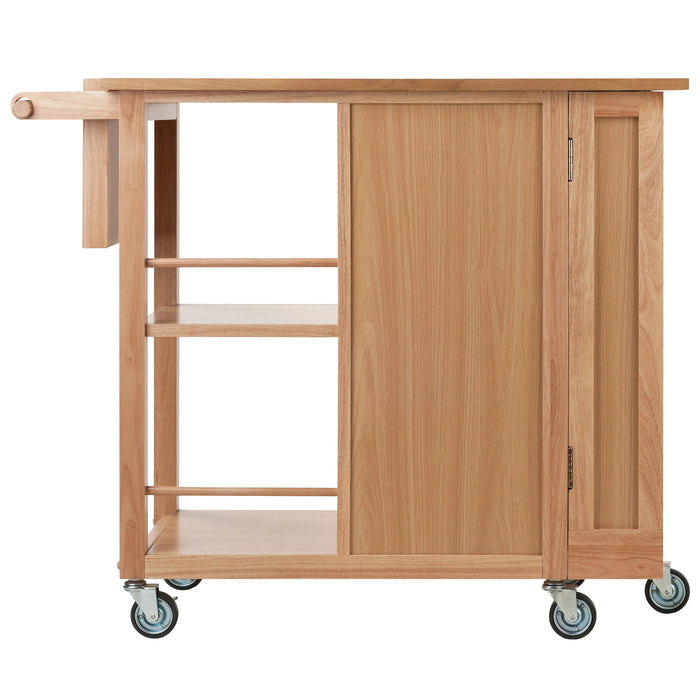 Douglas Utility Kitchen Cart; Natural - Top Restaurant Supplies -  - Doba
